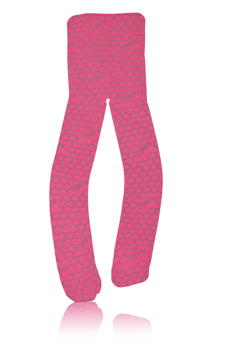 FlexU Kinesiology Tape 2 Rolls Pack Extra Wide Pre-Cut Y-Shape, Pink